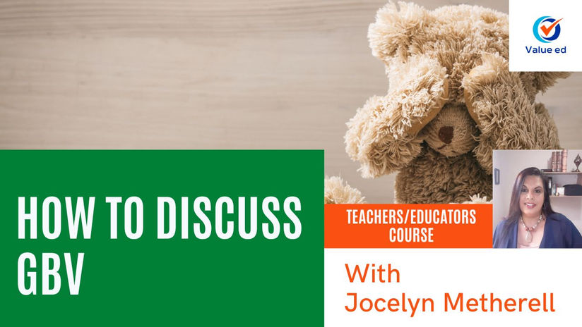 Teachers Educator Course - How To Discuss GBV With Students